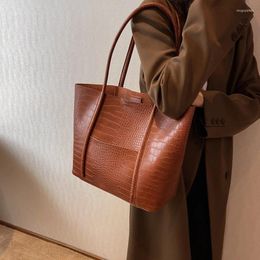 Evening Bags Purses Brand Travel Tote Large PU Leather Shoulder For Women 2024 Spring Trend Stone Design Female Shopper Bag Handbags
