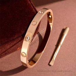 designer Jewellery braceletfor women Jewellery silver plated trendy Customised Luxury Brand diamond Bangle men Fashion Famous bracelets halloween gift