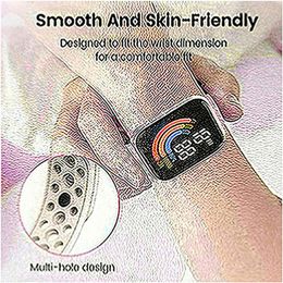 For Xiaomi NEW Smart Watch Men Women Smartwatch LED Clock Watch Waterproof Wireless Charging Silicone Digital Sport Watch A363