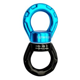 Accessories Lighten Up 30KN Yoga Accessories Universal Ring Gimbal Ring Rotary Connector Rotational Hammock Swing Spinner Rope Swivel