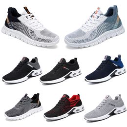 2024 New Men Women Shoes Hiking Running Flat Shoes Soft Sole Colour Blocking Black White Red Bule Comfortable Fashion Antiskid Big Size dreamitpossible_12