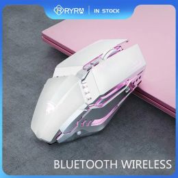 Mice RYRA Bluetooth 2.4GHz Wireless Mouse RGB Optical Mice Gamer 1600DPI 6 Buttons Mouse For Computer PC Laptop Accessories CSGO LOL