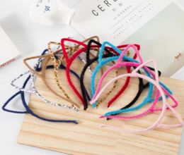 Hairdressing Plush cute cat ear hair band hairpin Korean little devil adult children cute headband wy1656424569