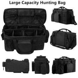 Bags Soarowl Tactical Gun Target Bag Pistol Shooting Duffel Bag Large Capacity 600d Fabric Waterproof and Wearable Hunting Range Bag