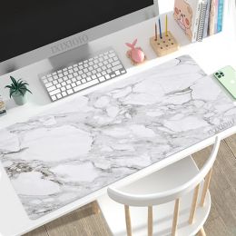 Pads Fashion Marble Mouse Pad Gamer XL Large Custom New HD Mousepad XXL keyboard pad Carpet Natural Rubber Soft Mouse Mat Mice Pad