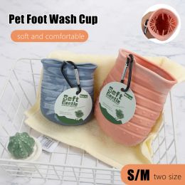 Diapers Dog Foot Wash Cup Portable Paw Clean Tools Washer Soft Pet Washing Brush For Small Medium Large Dogs Cats Pet Product