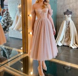 Casual Dresses Party Evening Pretty Tea Length Gowns Prom Women Midi Corset Dress Backless Vintage Off The Shoulder Tube Vestido 21359369