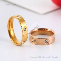 designer jewelry rings Couple Rings promise charm high end mens jewellery stainless steel fashion wedding engagement bridegroom bride gift lovers 6 Diamond Rings