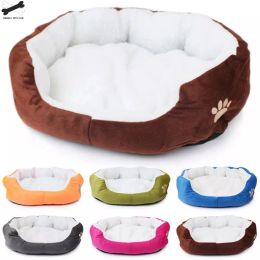 Pens Beautifully Joy Cute Animal Pet Cat Dog Bed Mats Teddy Pet Dog Sofa Pet Cat Bed House Big Blanket Cushion Basket Supplies