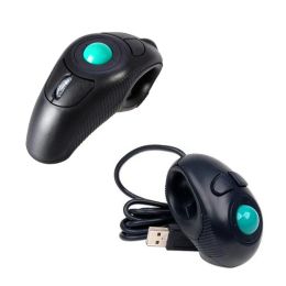 Mice 2.4G Wireless Trackball Mouse Wired Mini USB Portable Finger Mice Ergonomic Right Left Hand For PC Tablet Laptop Computer