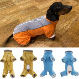 Parkas Male Female Dog Jumpsuit Winter Pet Overalls for Small Dogs Warm Thick Puppy Cat Clothes for Chihuahua Dachshund Maltese