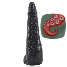 Healthy PVC Dildo Octopus Butt Plug Massage Anal Toy For Woman Men Orgasm Stimulate Tentacle Dildos Q05298865591