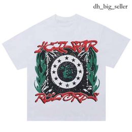 Men's T-shirt Hellstar T-shirts Cotton Fashion Black Men Women Designer Clothes Cartoon Graphic Punk Rock Tops Summer High Quality Versi 553