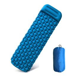 Mat Camping Mat Inflatable Sleeping Pad Moistureproof Air Mattress Cushion Sofa Bed Outdoor Beach Mattress with Pillow