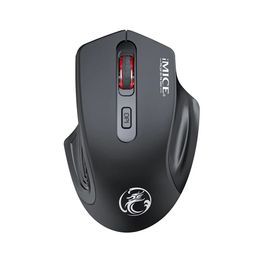 IMICE G-1800 2.4Ghz Silent Mouse 1600DPI for Laptop Battery Version 4 Keys USB Transmission 10m Wireless Gaming Mouse