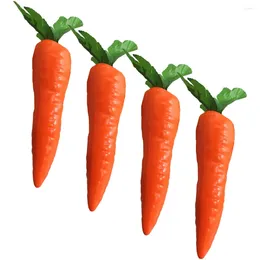 Decorative Flowers Vegetable Food Models Artificial Carrot Vegetables Carrots For Easter Decorations