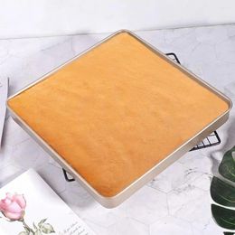 Baking Moulds Nonstick Cookie Sheets Non-stick Square Pan With Smooth Rolled Edge Heat-resistant Cake Mould Carbon Steel For