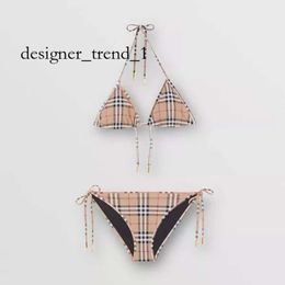 Designer Bikini Swimwear Sexy Womens Bathing Suits Summer Swimsuit Stripe Thread Head Check Pattern Set Fashion Comfortable Clothes Bikinis Set 5481