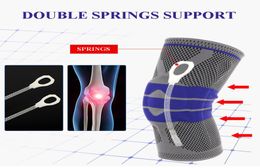 New Elastic Knee Support Brace Kneepad Adjustable Patella Volleyball Knee Pads Basketball Safety Guard Strap Protector1566588