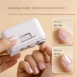 Parts Xiaolang Electric Nail Clipper 2in1 Pro Polishing Usb Rechargeable Nail Trimmer Automatic Nail Cutter Lighting for Baby Adult