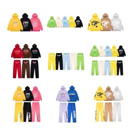 Spider Hoodies Sp5ders Angel Pullover Pink Red Black Mens Hoodie Hoodys Pants fashion Loose Sp5der Young Thug 555555 Graphic Hooded Clothing Sweatshirts gf