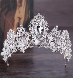 Neue Diamant-Diamant-Krone, Silber, handgefertigte Kopfbedeckung, Reifen, Braut-Hochzeitskleid, Brautschmuck2977651