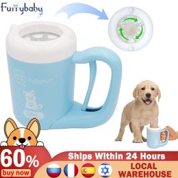 Sprayers Dogs Foot Washer Cup Paw Clean Brush Quickly Wash Dirty Cat Foot Cleaning Bucket Dog Paw Cleaner Silicone Dog Cleaning Supplies