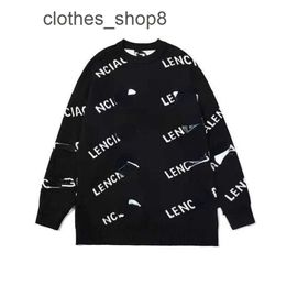 balenciga Sweaters designer hoodies High mens sweaters Quality High version double layer letter jacquard sweater star same couple TYW8