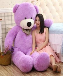 High Quality 6080100120CM Teddy Bear With Bow Tie Stuffed Animals Bear Plush Toys Lovers Birthday Baby Gift5967448