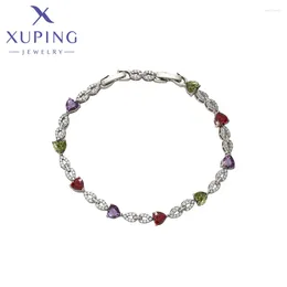 Link Bracelets Xuping Jewelry Fashion Arrival Women Bracelet With Rhodium Plated X000469145