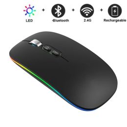 Mice Bluetooth Mouse For Lenovo Tab P12 Pro 12.6 TBQ706F/L TBQ706 Lenovo Yoga DuetTablet Wireless Mouse Rechargeable Gaming Mouse