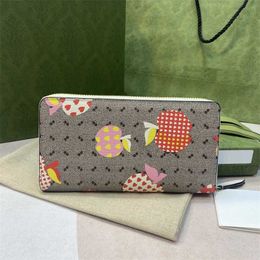 HOT Designer Wallets Purse G-Letter Wallet Designer Wallet Ladies Fashionable Versatile Change Purse Love Heart Type Apple Pattern Coin Purse 231115