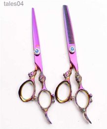 Scissors Shears C9004 6 Inch 440C Customized Professional Human Hair Scissors Barbers039 Hairdressing Scissors Cutting Thinning Shears Sal4524194 240302