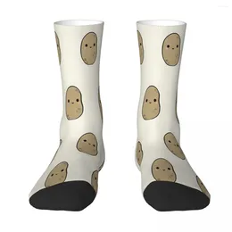Men's Socks Cute Potatoes Sock Men Women Polyester Stockings Customizable Sweetshirt