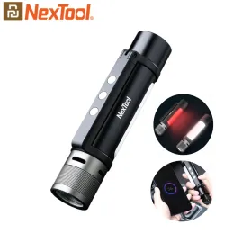 Control Youpin NEXTOOL 6in1 Flashlight Torch 1000lm 2light Zoomable Alarm USBC Rechargeable Mobile Power Bank Outdoor Camping Work