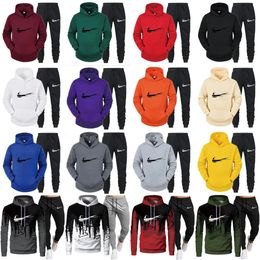 2024 Designer boy tracksuit track suit hoodie Set Basketball Streetwear Sweatshirts Sports Suit Brand Letter Clothes Thick Hoodies Men Pants basketball suit 0