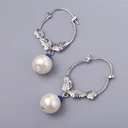 Dangle Earrings BOCAI 2024 Trendy S925 Silver Jjewelry Topaz/Garnet/Peridot Geometric Fashion Women's