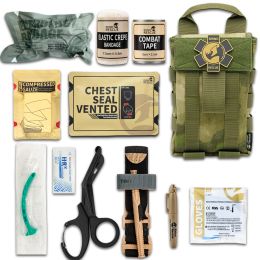 Control Rhino Rescue 001m Ifak Medical Pouch First Aid Kit Trauma Survival Outdoor Emergency Tactical Equipment Gear Molle for Camping