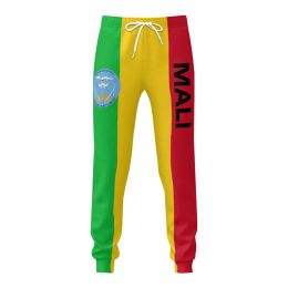 Pants MALI Flag Mens Sweatpants with Pockets Joggers for Men Sports Casual Sweat Pants With Drawstring