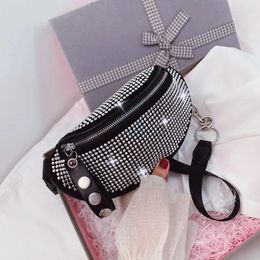 Waist Bags Fashion Women Chest Luxury Rivet Crossbody For Girls Messenger Bag Ladies Belt 2024 Shoulder