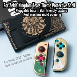 Stands For Zelda Tears of The Kingdom Protective Shell Rocker Hat For Nintendo Switch/OLED JoyCon Game Console Case Game Accessories