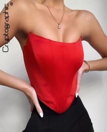Sleeveless Off Shoulder Velvet Fashion Sexy Corset Crop Tops Vest Female Underwear Backless Bustier Top Solid Loose Tank Tops New 7197391