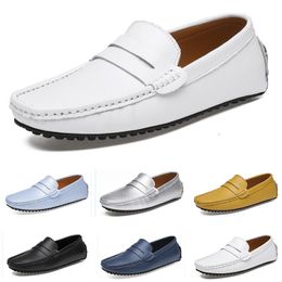 dress shoes spring autumn summer grey black white mens low top breathable soft sole shoes flat sole men GAI-31