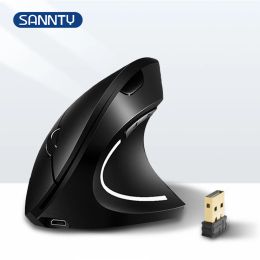 Mice Ergonomic Vertical Mouse 2.4G Wireless Right Left Hand Computer Gaming Mice 6D USB Optical Mouse Gamer Mause For Laptop PC