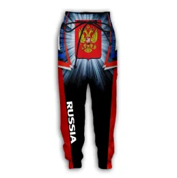 Pants PLstar Cosmos 3Dprinted Casual Trousers Russia Country Flag Art Pants Men/Women Joggers Pants Wholesalers Dropshipping Style1