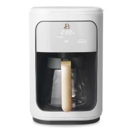 Tools Beautiful Coffee Makers 14 Cup Programmable Touchscreen Coffee Maker White Icing by Drew Barrymore