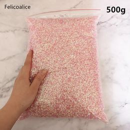 500g 2*3mm Bingsu Beads Colourful Plastic Cylindrical Charms Fashion Beads For DIY Ornament Jewellery Making Accessories 240220