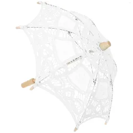 Umbrellas Embroidery Lace Umbrella Parasol Festival With Cover Parasols For Girl Cotton Vintage