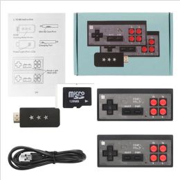 Consoles Y2 Plus USB Wireless Handheld TV Video Game Console Build In 621 Classic Game 4K 8 Bit Mini Video Console Support HD Output