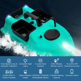 Tools R18 12000mAh Wireless Fishing Bait Boat with 3 Bait Containers Remote Control Bait Boat with 16points GPS Positioning Function